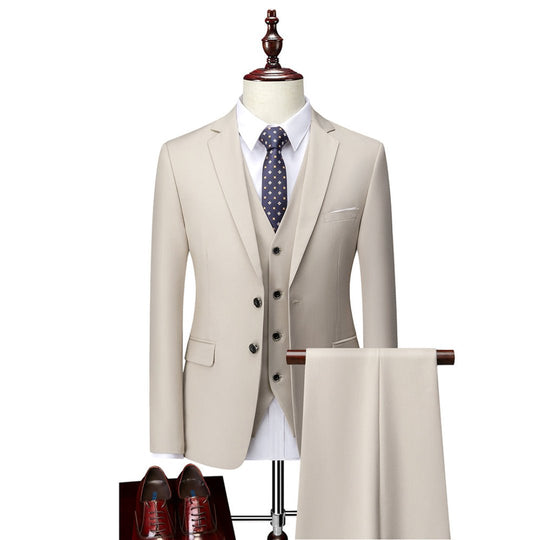 Men's Party 3-Piece Wedding Guest Suit