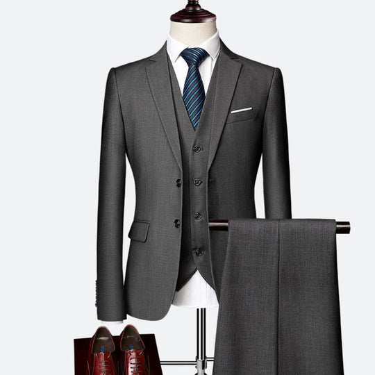 Men's Party 3-Piece Wedding Guest Suit