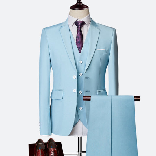 Men's Party 3-Piece Wedding Guest Suit