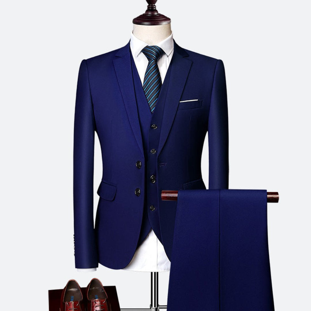 Men's Party 3-Piece Wedding Guest Suit