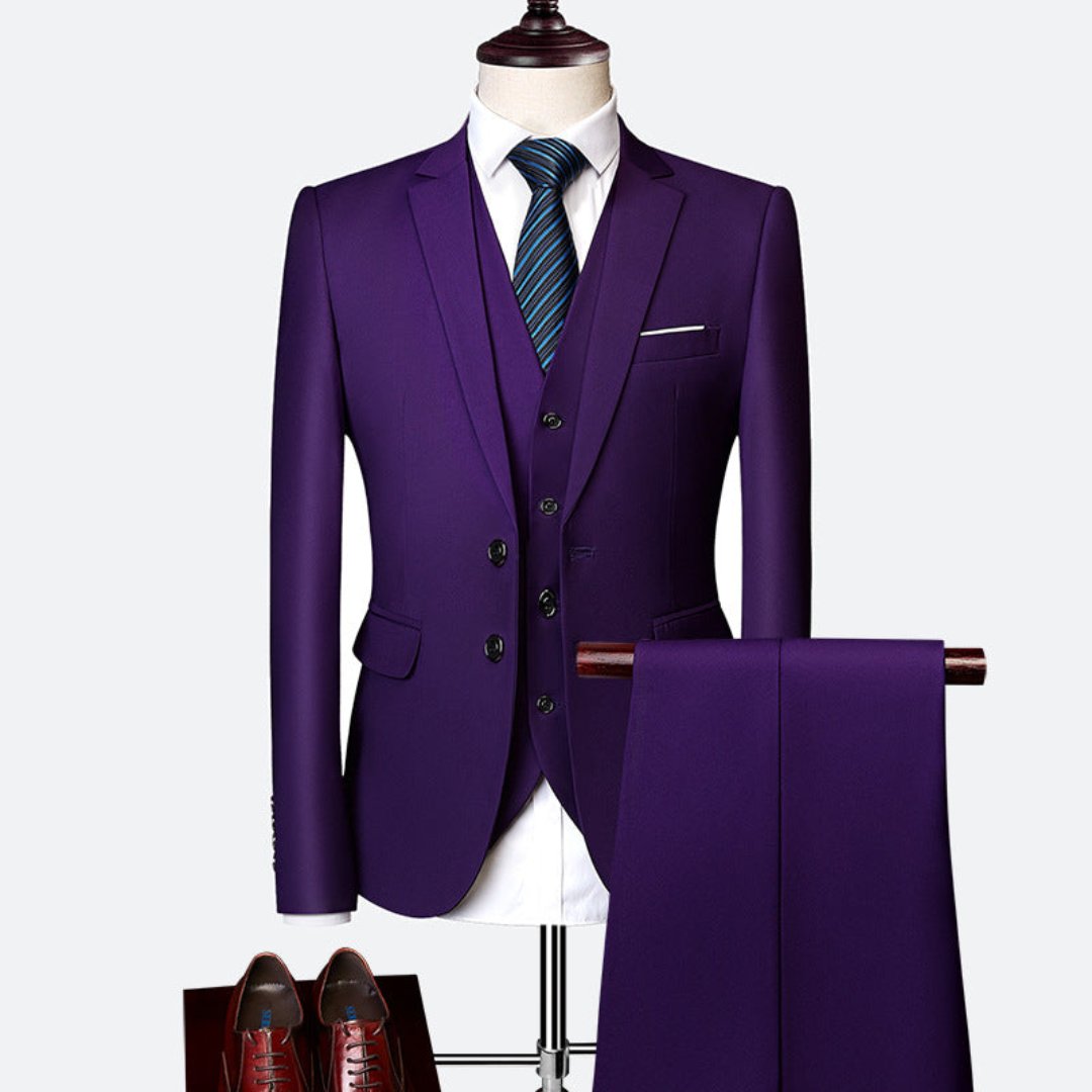 Men's Party 3-Piece Wedding Guest Suit