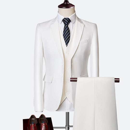Men's Party 3-Piece Wedding Guest Suit