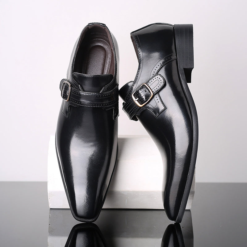 Lars | Cushioned Monk Strap Shoes