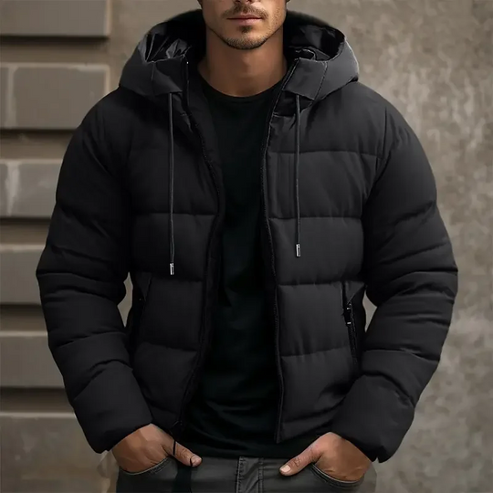 Men's Puffer Hooded Jacket