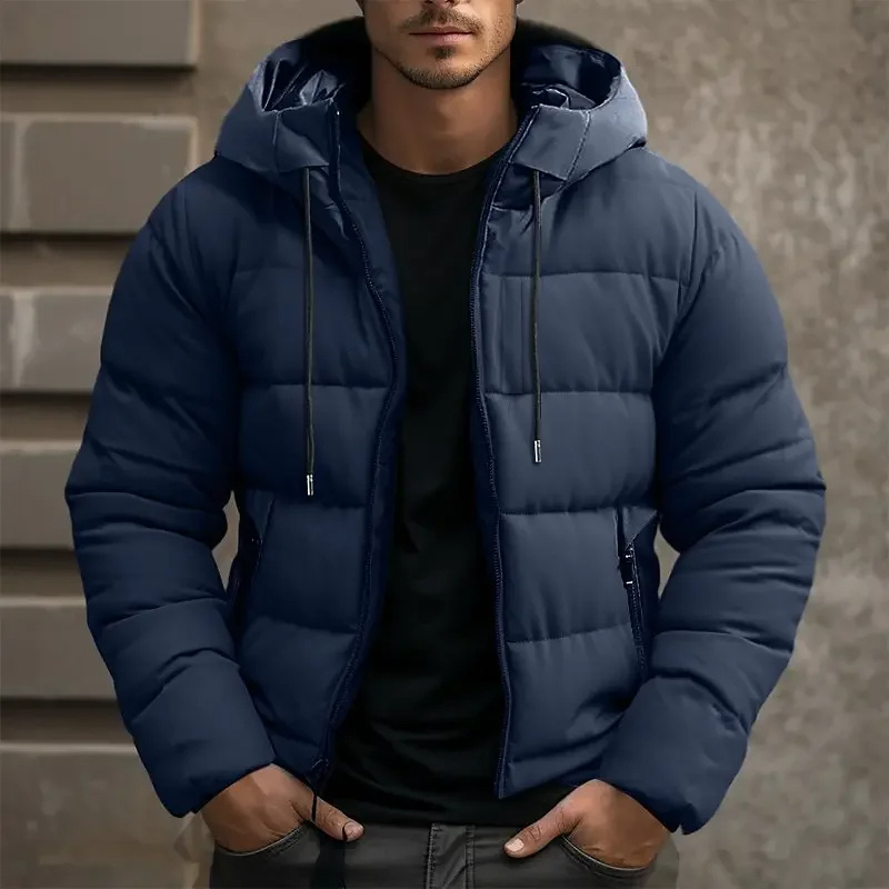 Men's Puffer Hooded Jacket