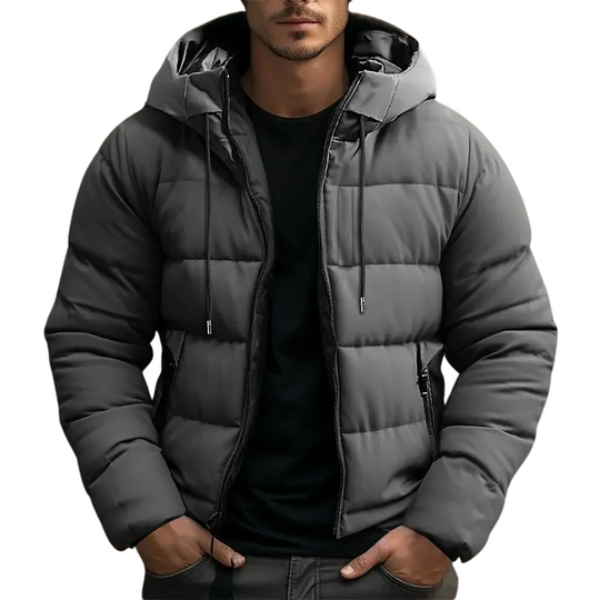 Men's Puffer Hooded Jacket
