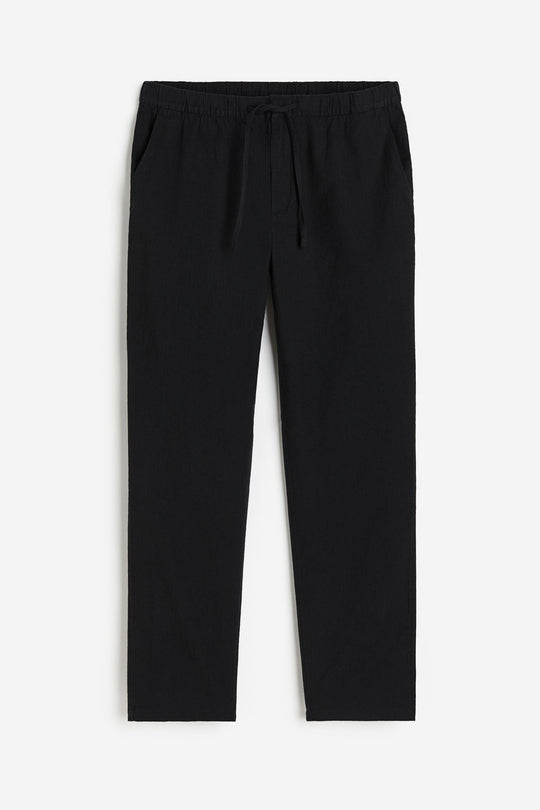 Chase | Drawstring Waist Tapered Leg Trousers