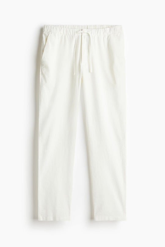 Chase | Drawstring Waist Tapered Leg Trousers