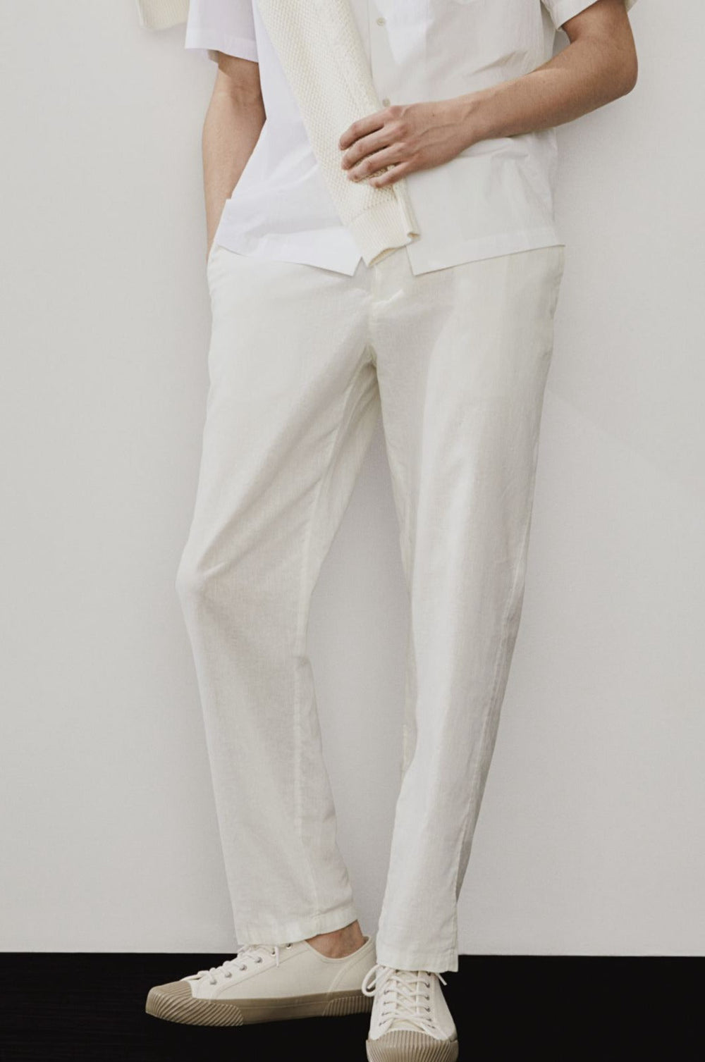 Chase | Drawstring Waist Tapered Leg Trousers