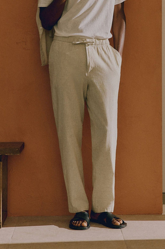 Chase | Drawstring Waist Tapered Leg Trousers