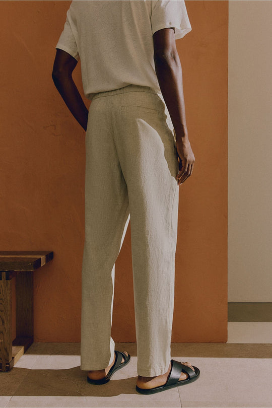 Chase | Drawstring Waist Tapered Leg Trousers