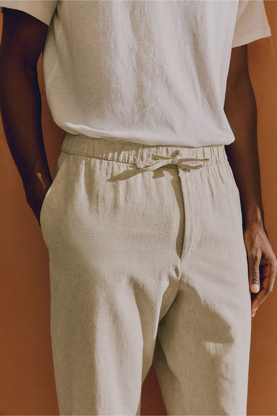 Chase | Drawstring Waist Tapered Leg Trousers