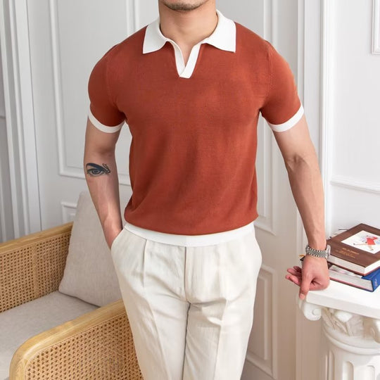 Darren | Knit Polo Shirt