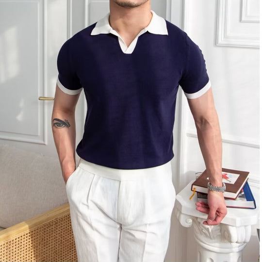 Darren | Knit Polo Shirt