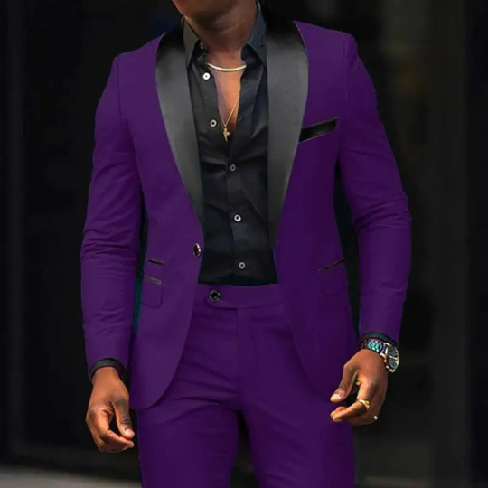 Men's Slim Fit Modern Wedding Guest Suit