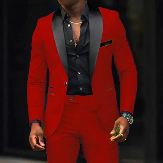 Men's Slim Fit Modern Wedding Guest Suit
