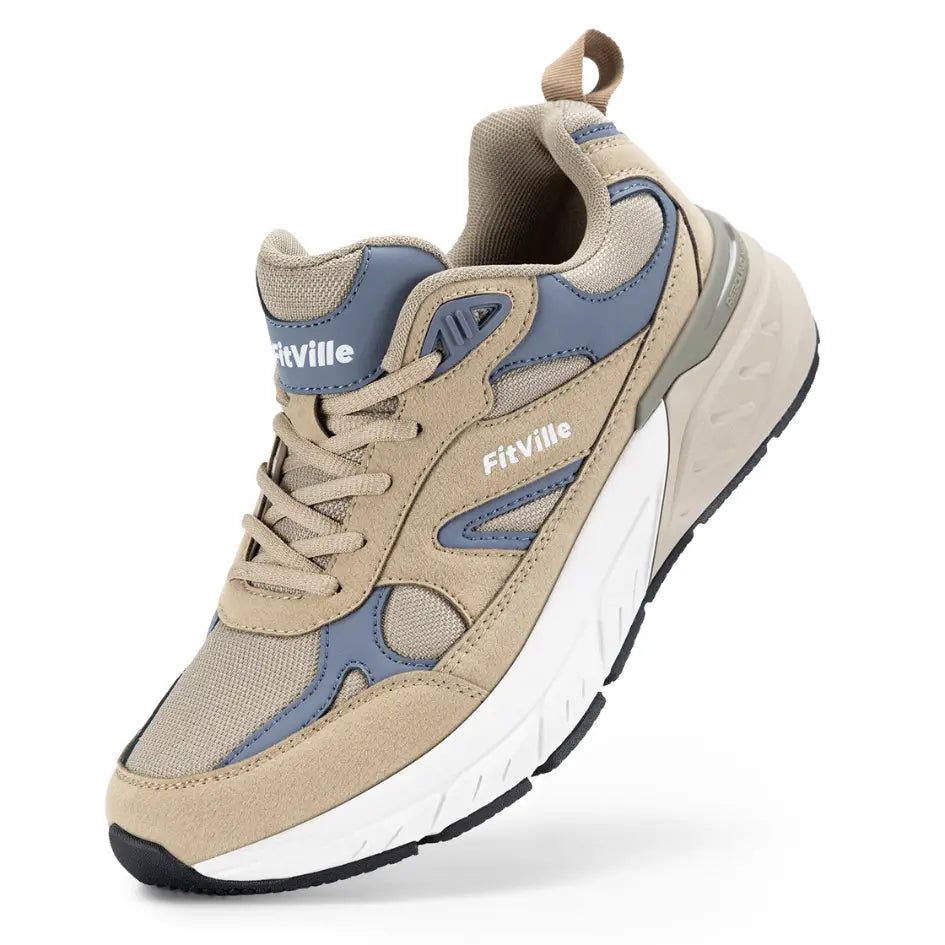 Men’s Trainers With Wide Fit And Textured Sole