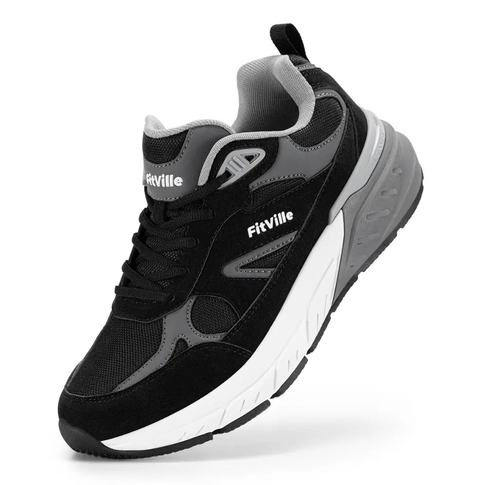 Men’s Trainers With Wide Fit And Textured Sole