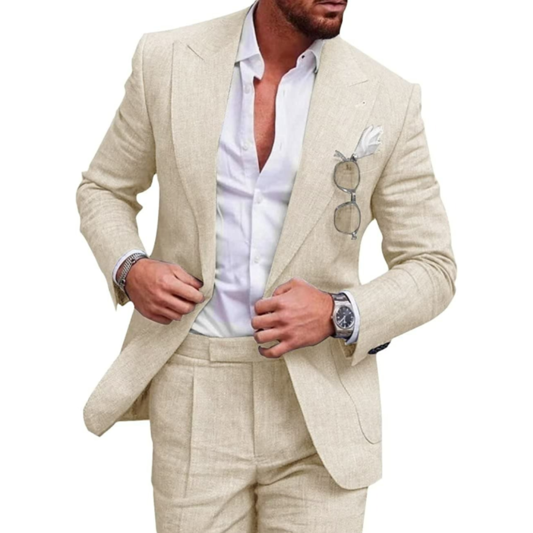 Men's Vintage 3-Piece Wedding Guest Suit