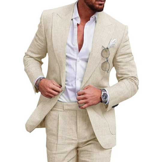 Men's Vintage 3-Piece Wedding Guest Suit