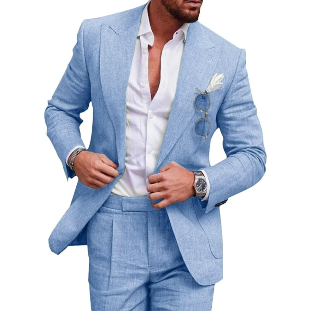 Men's Vintage 3-Piece Wedding Guest Suit