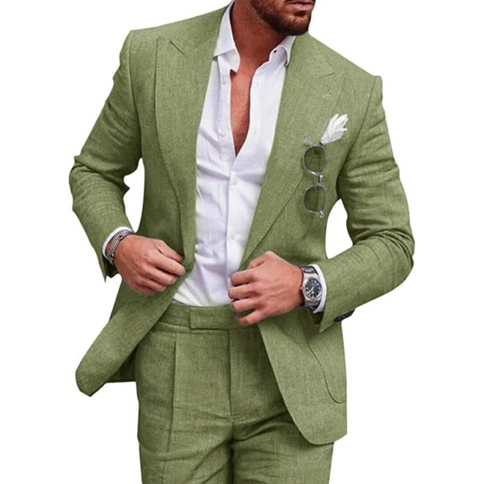 Men's Vintage 3-Piece Wedding Guest Suit