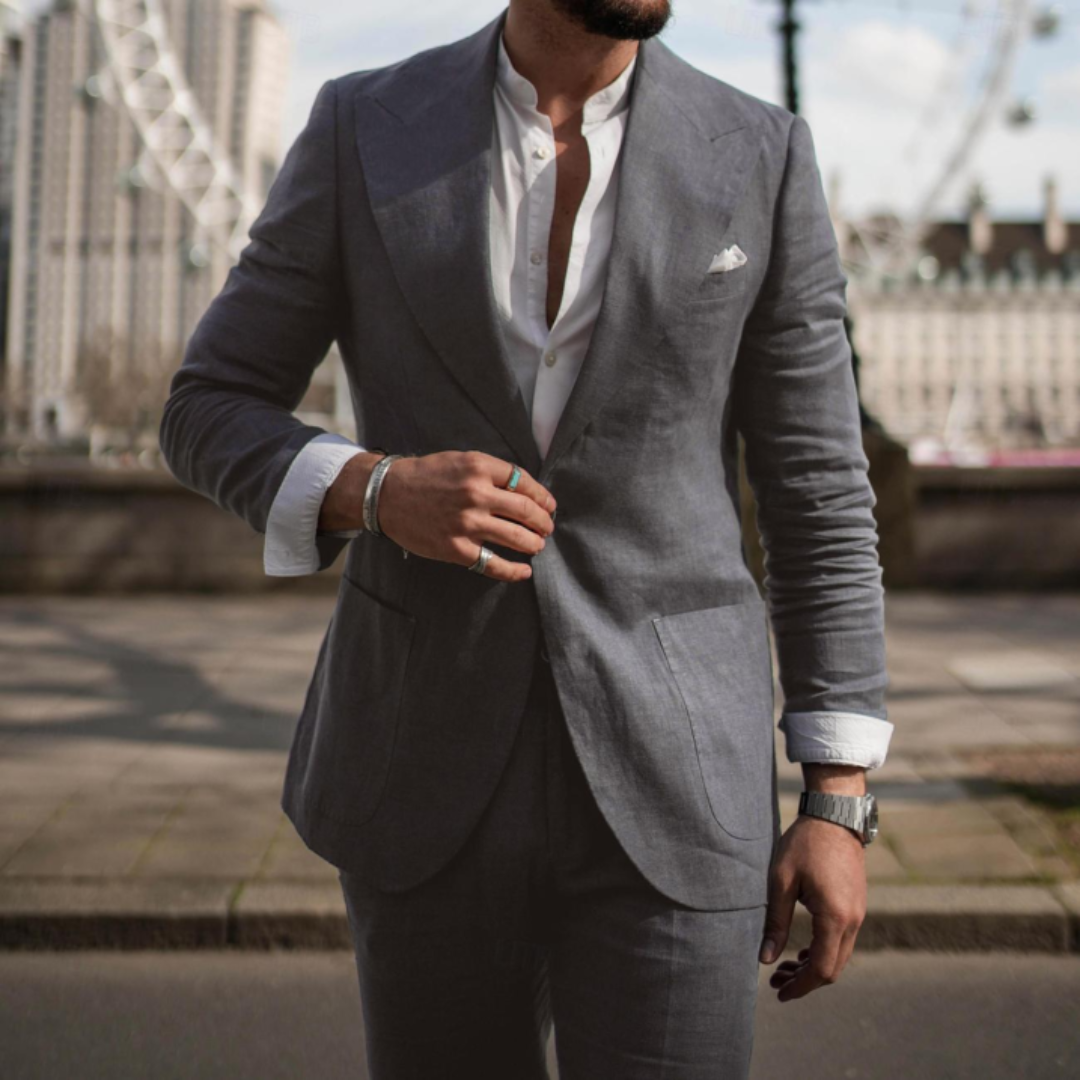 Men's Vintage 3-Piece Wedding Guest Suit
