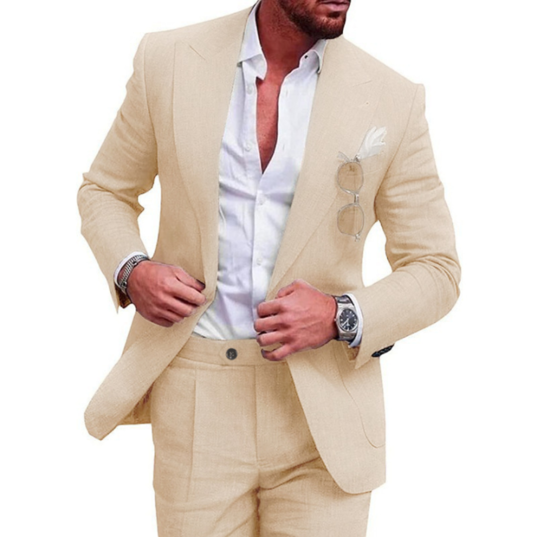 Men's Vintage 3-Piece Wedding Guest Suit
