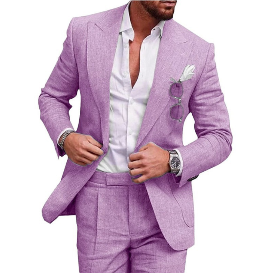 Men's Vintage 3-Piece Wedding Guest Suit