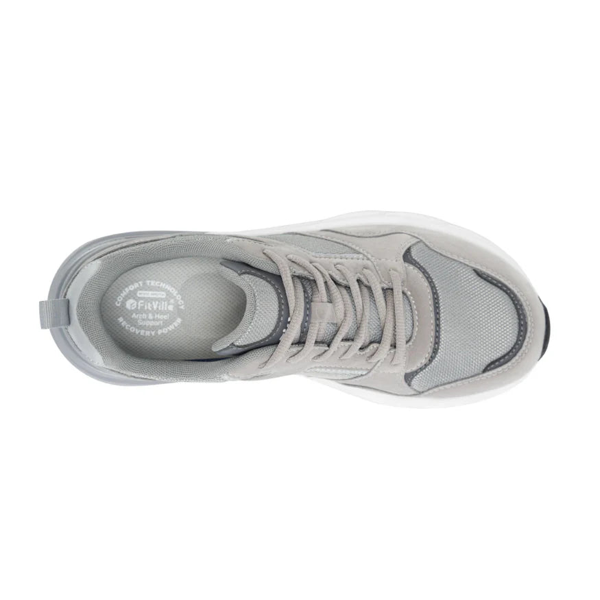 Men’s Wide Fit Trainers With Cushioned Sole