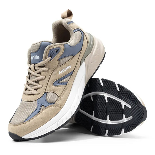 Men’s Trainers With Wide Fit And Textured Sole