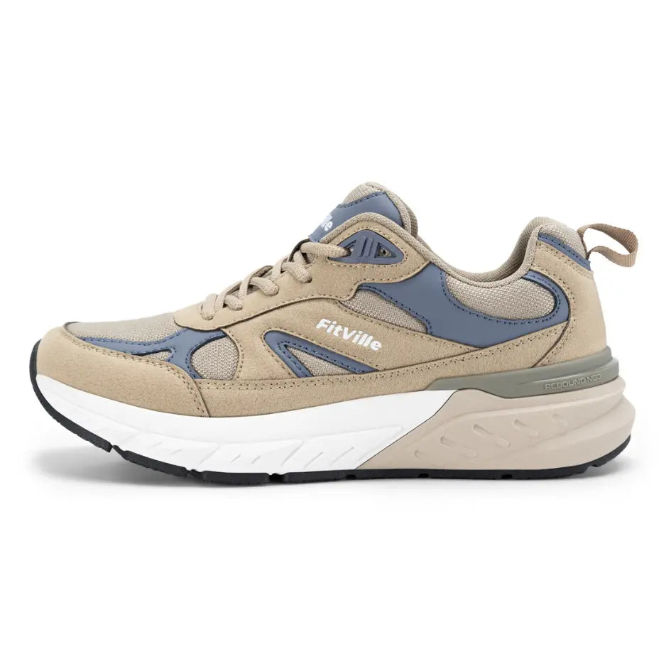 Men’s Trainers With Wide Fit And Textured Sole