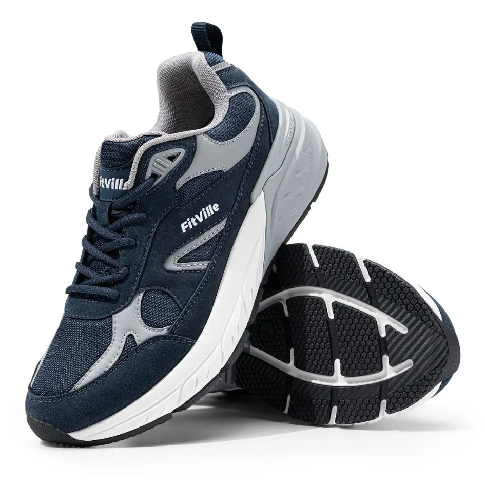 Men’s Trainers With Wide Fit And Textured Sole