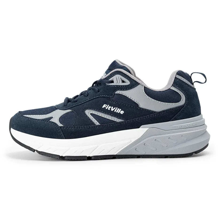 Men’s Trainers With Wide Fit And Textured Sole