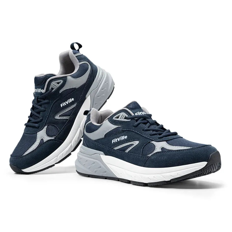 Men’s Trainers With Wide Fit And Textured Sole