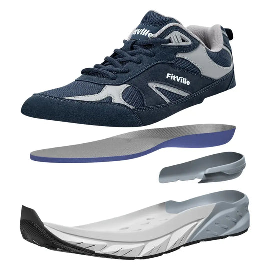 Men’s Trainers With Wide Fit And Textured Sole