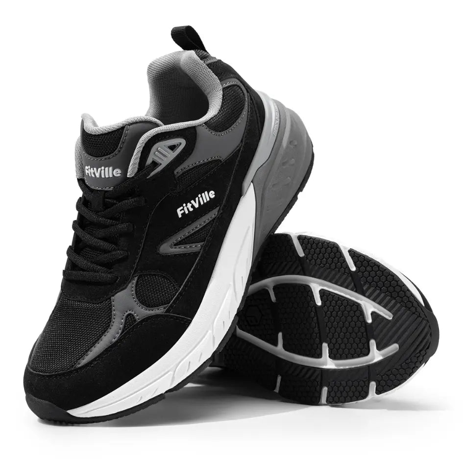 Men’s Trainers With Wide Fit And Textured Sole