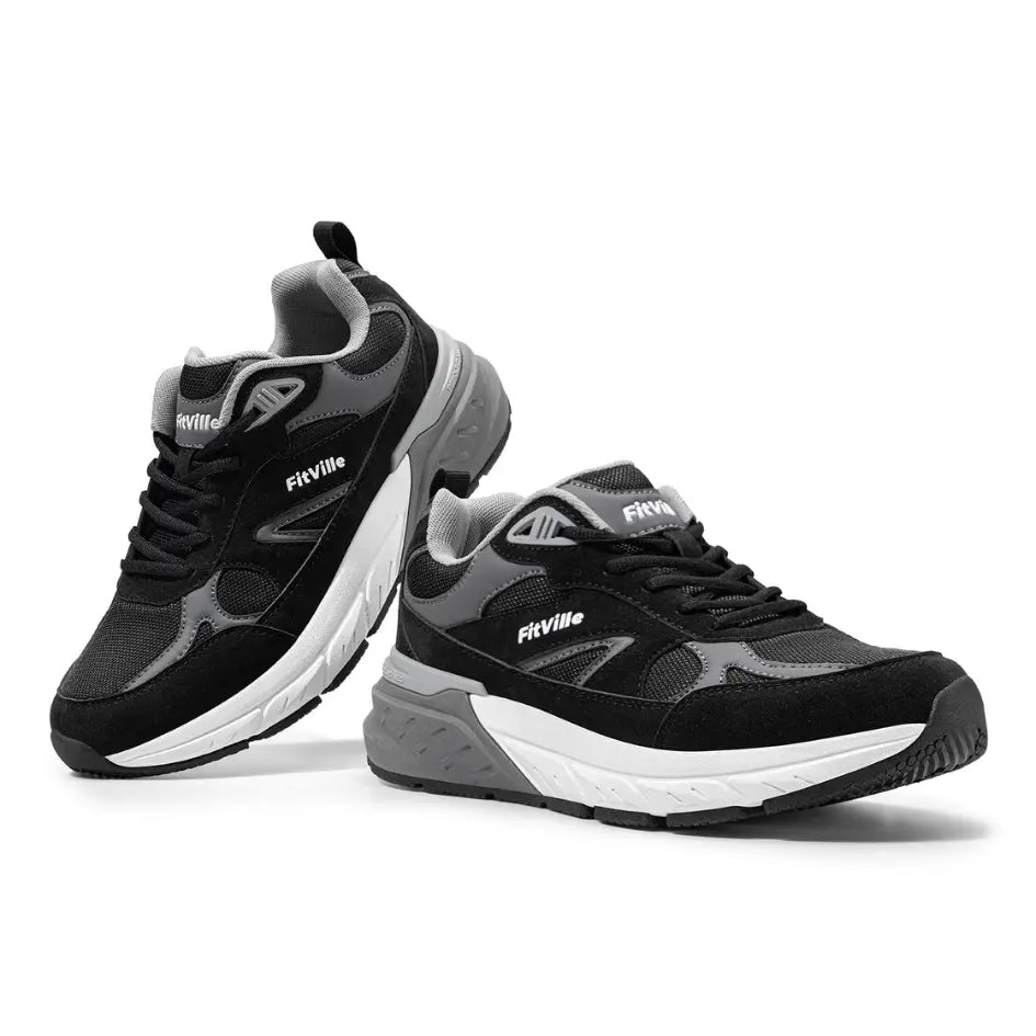 Men’s Trainers With Wide Fit And Textured Sole