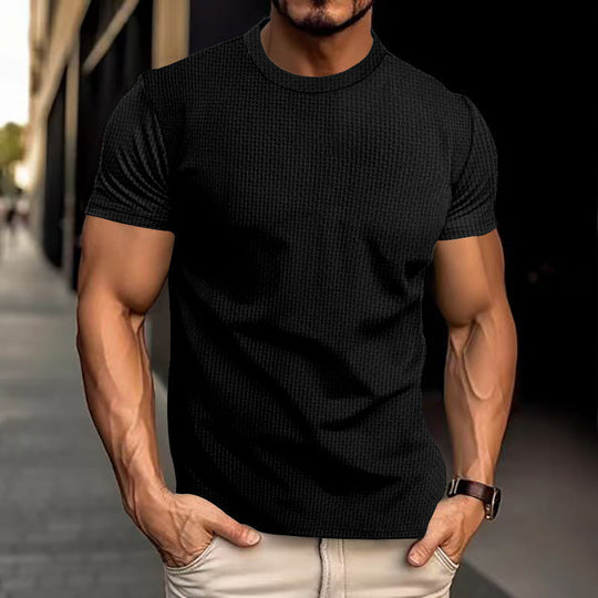 Men's Textured Short Sleeve T-Shirt