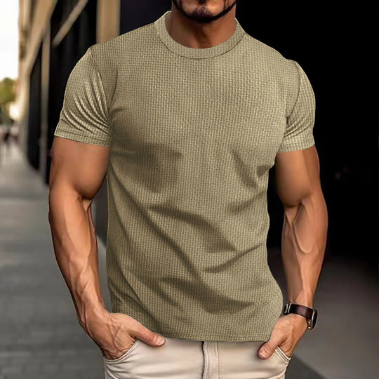 Men's Textured Short Sleeve T-Shirt
