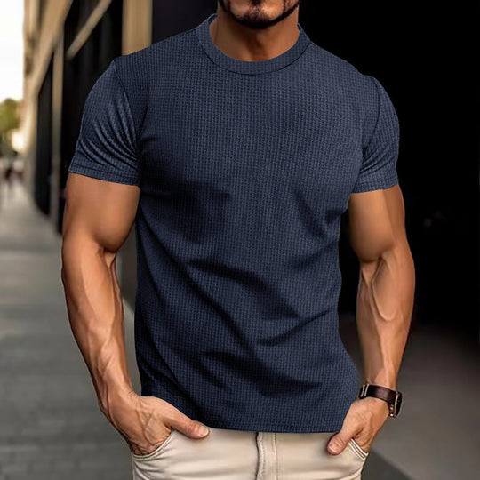 Men's Textured Short Sleeve T-Shirt
