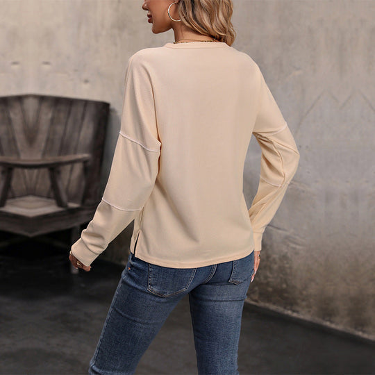 Women's Button Down Long Sleeve Top