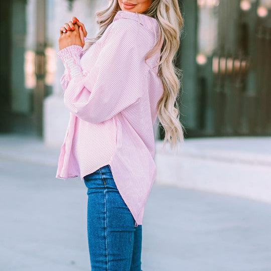 Elizabeth | Oversized Striped Shirt