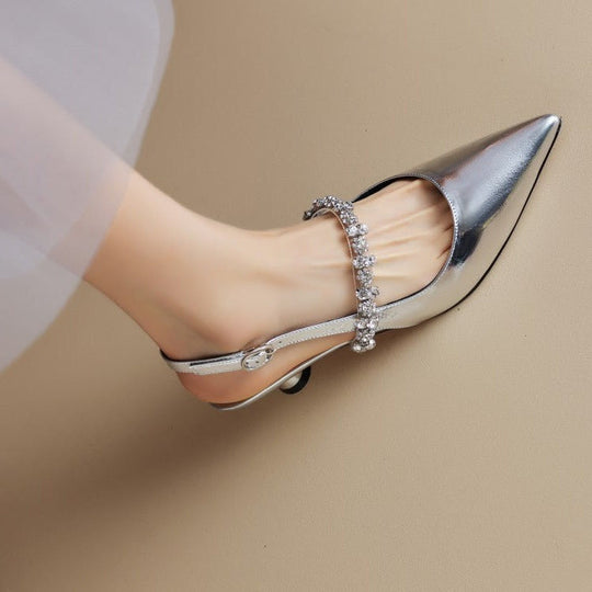Gwyneth | Pointed Toe Slingback Pumps