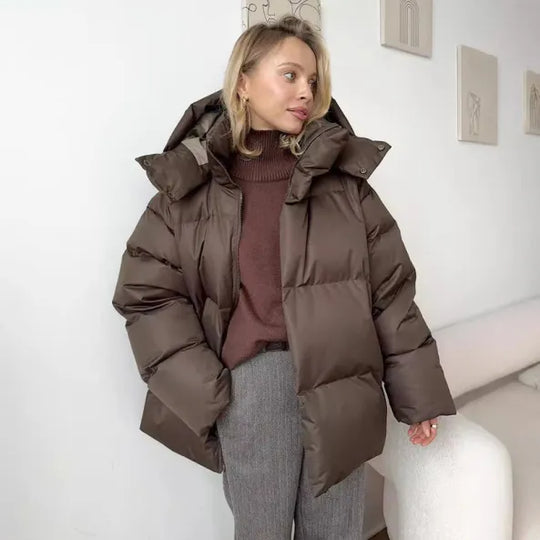 Women's Hooded Warm Puffer Jacket