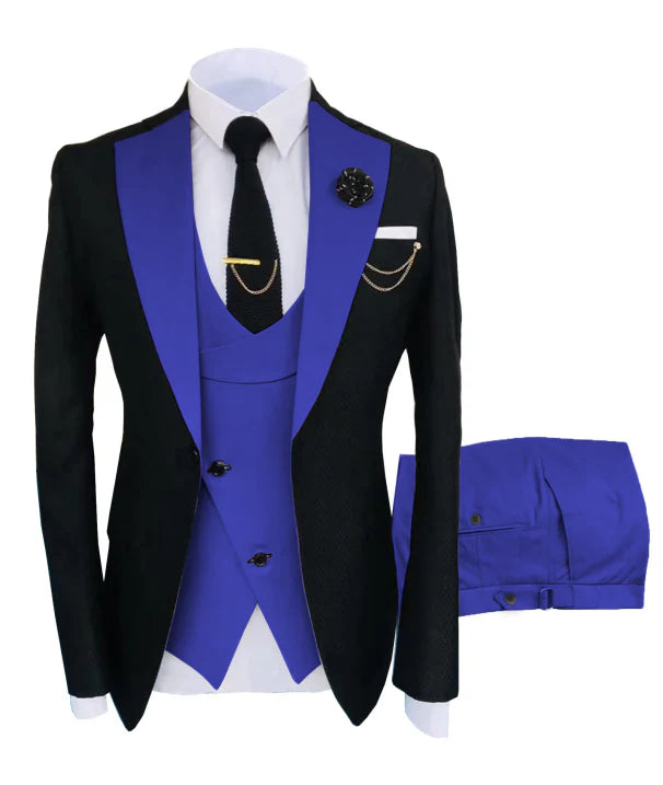 Men's Modern 3-Piece Style Wedding Guest Suit Set