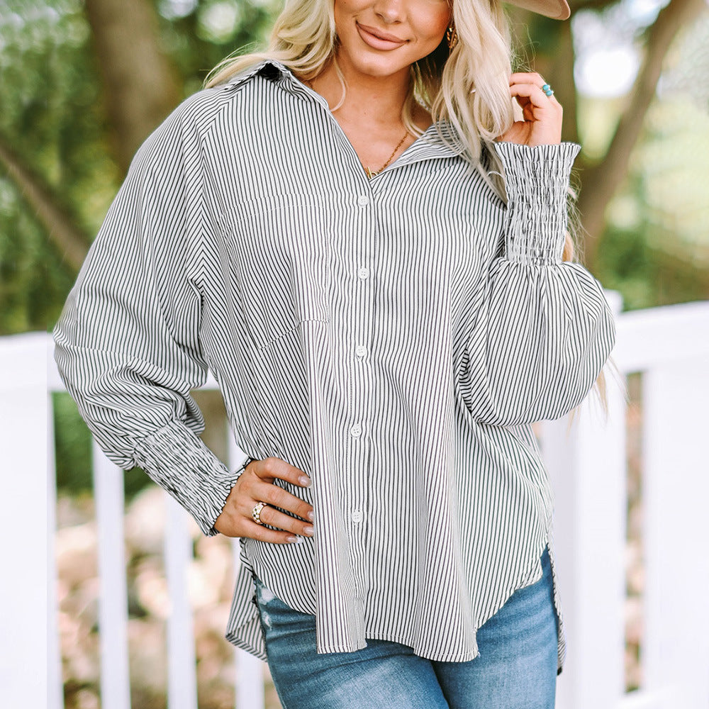Elizabeth | Oversized Striped Shirt