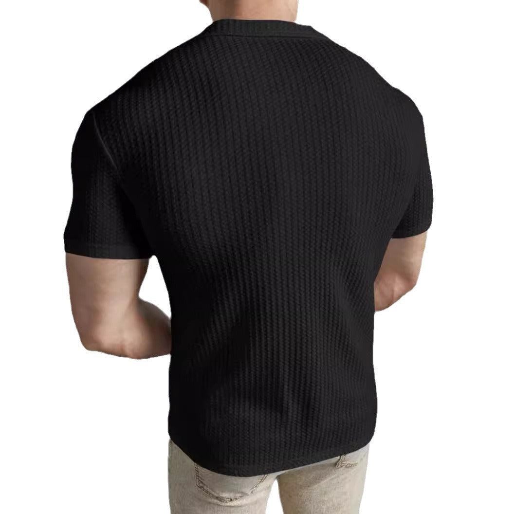 Men's Buttoned Collared T-Shirt