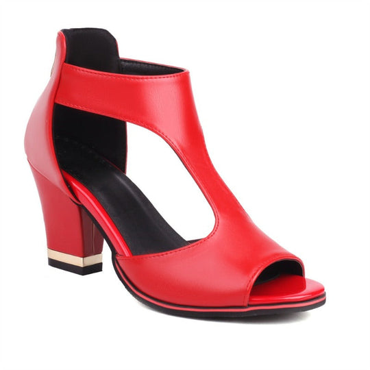 Women's Open Front Heels