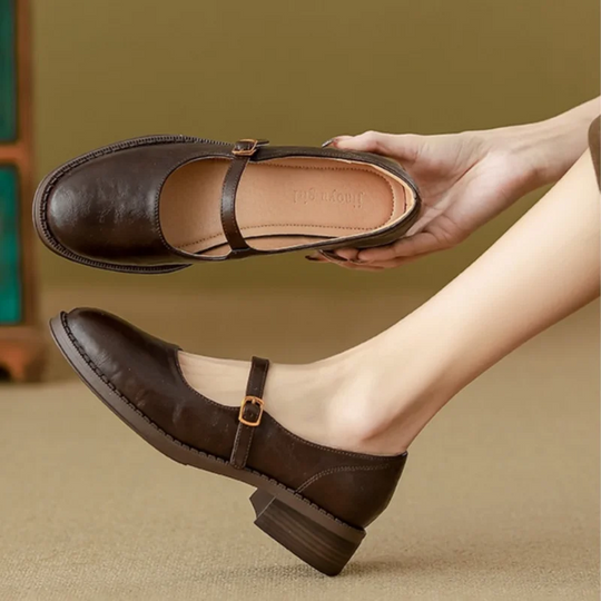 Ruby | Block Heel Mary Jane Shoes